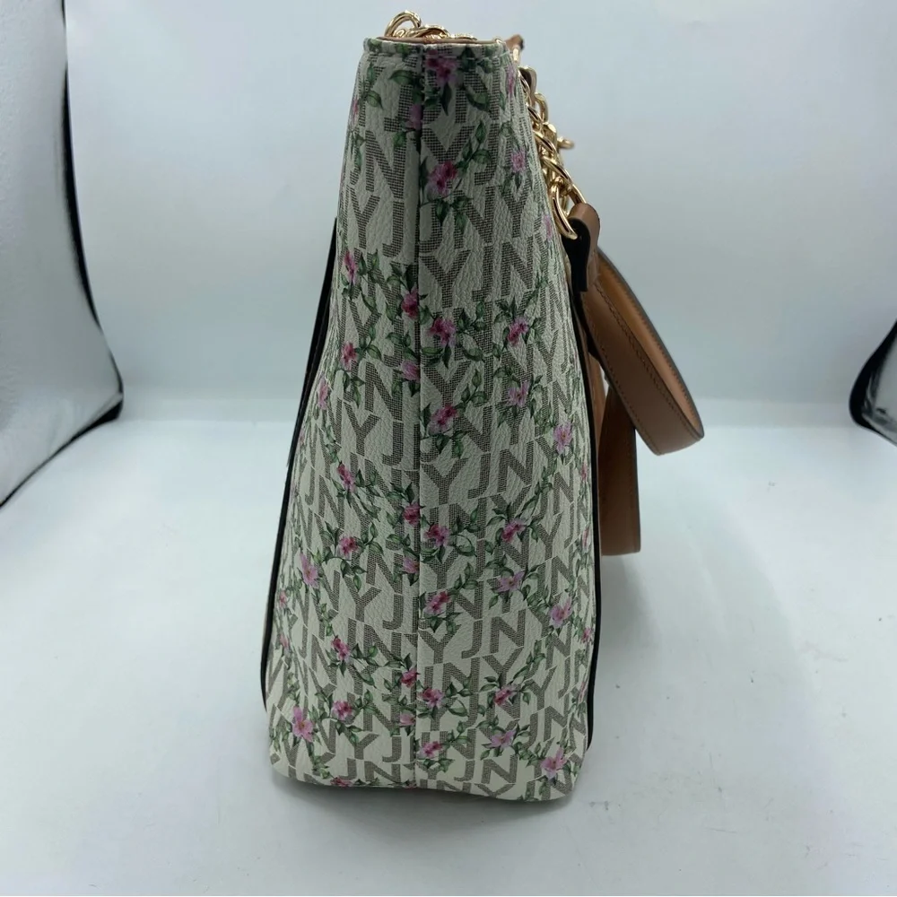 Jones New York Signature JNY Lisa Satchel Shoulder Bag Flower Print - Picture 4 of 5